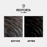 restoria hair and beard dye - dark brown