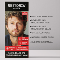 restoria hair and beard dye - dark blonde