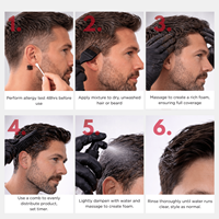 restoria hair and beard dye - light brown